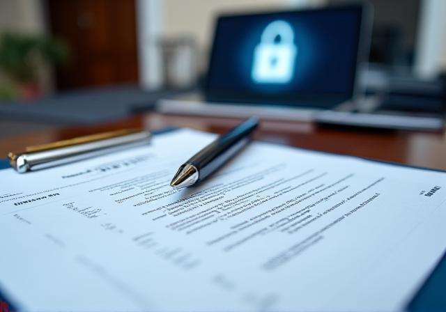 Professional legal office environment in London